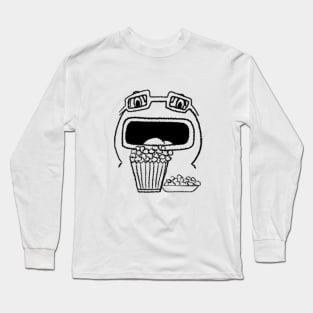 Frog and popcorn Long Sleeve T-Shirt